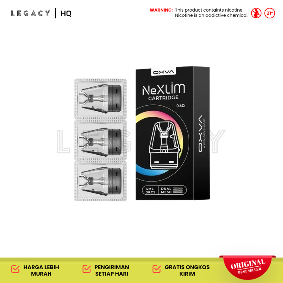 Cartridge OXVA NEXLIM TOP FILL 4ML 100% Authentic