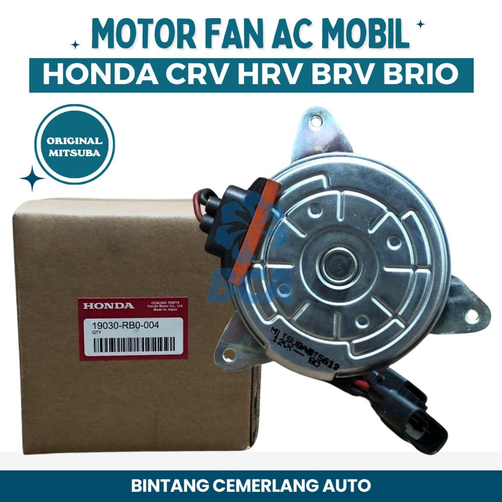 MOTOR EXTRA FAN Radiator MOTORFAN AC Mobil Honda JAZZ RS CRV ORI MITSUBA