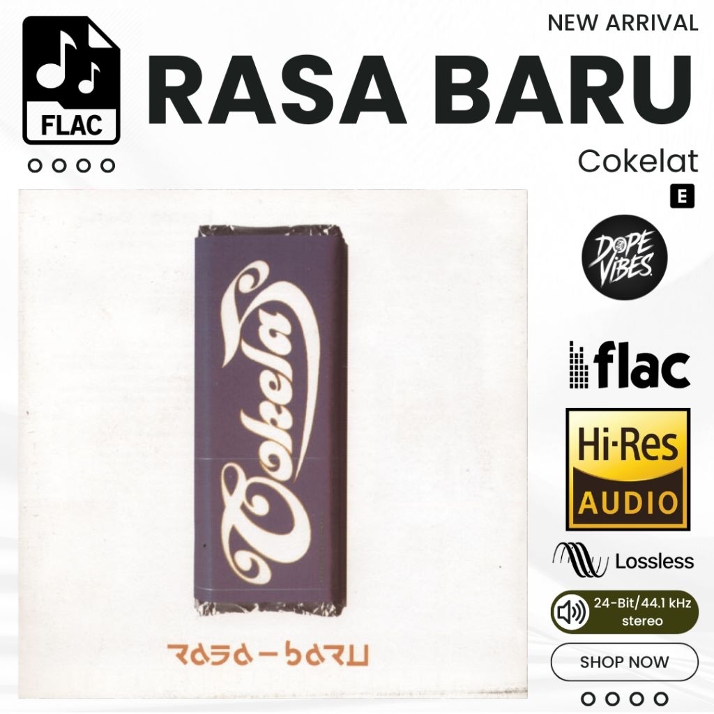 Rasa Baru (2002) Cokelat Album Lagu FLAC Hi-Res Lossless 24-Bit/44.1 kHz