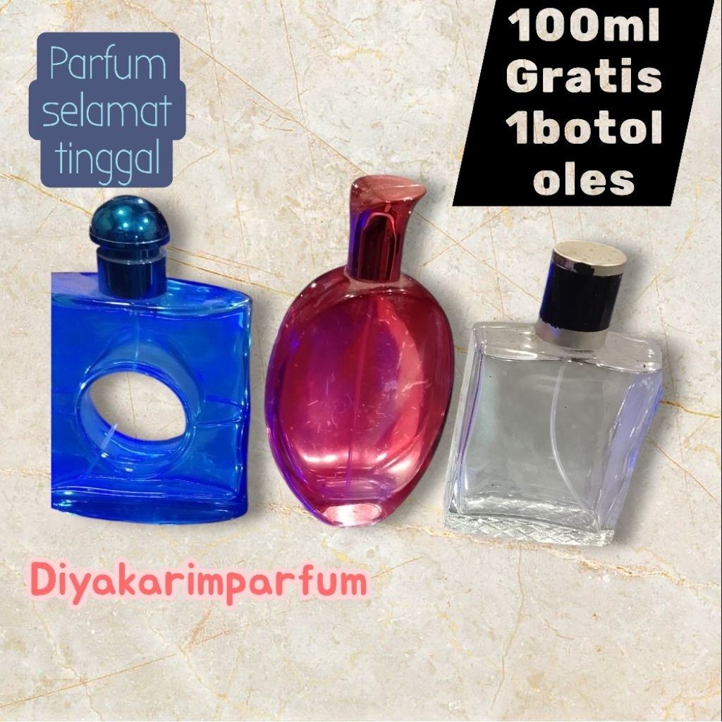 Parfum bibit 100ml tahan lama, parfum selamat tinggal wangi segar, kalem, sporty Pria dan wanita