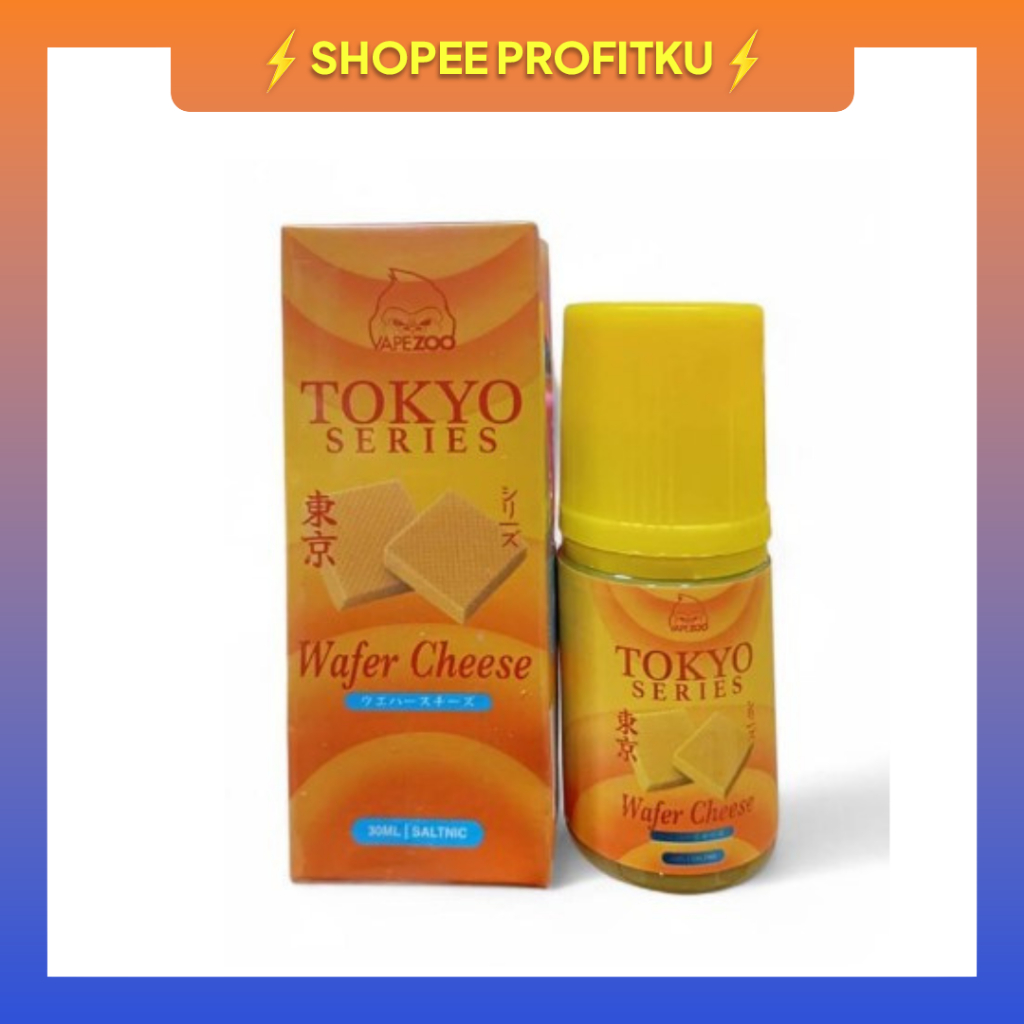 NEW TOKYO WAFER CHEESE SALTNIC SERIES 30MG 30ML BY VAPEZOO 100% AUTHENTIC