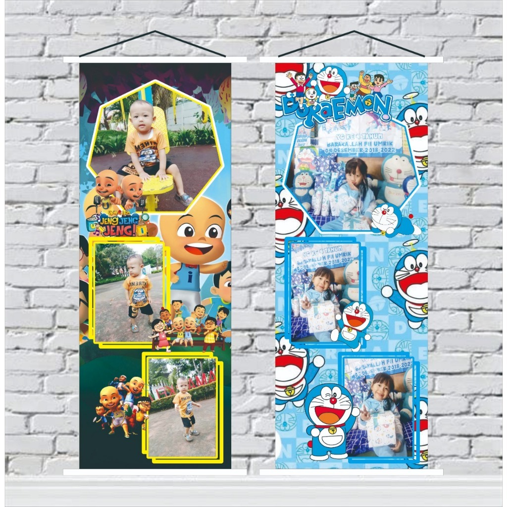 ROLL BANNER CUSTOM FOTO  | POSTER GANTUNGAN DINGDING