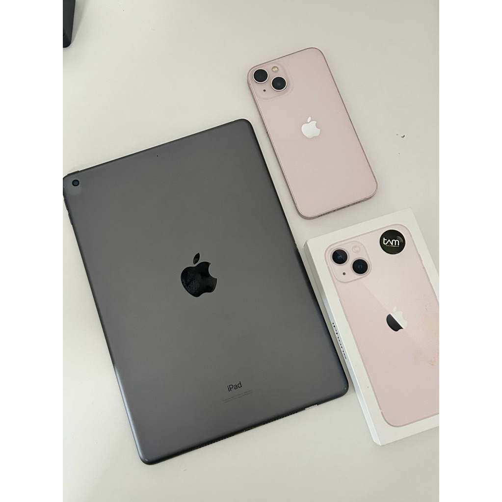 iphone 13 ex-ibox 128gb + ipad gen 8th 32gb