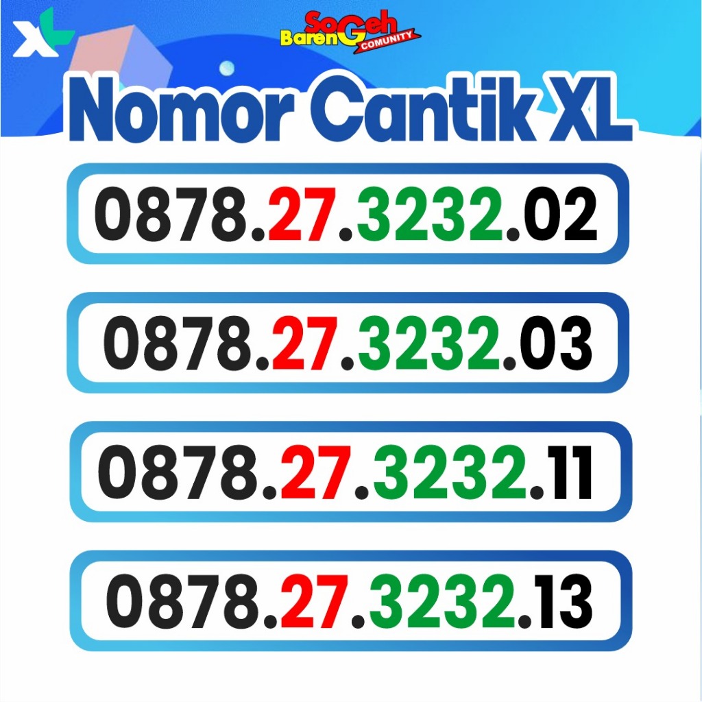 NOMOR CANTIK XL MURAH ABAB