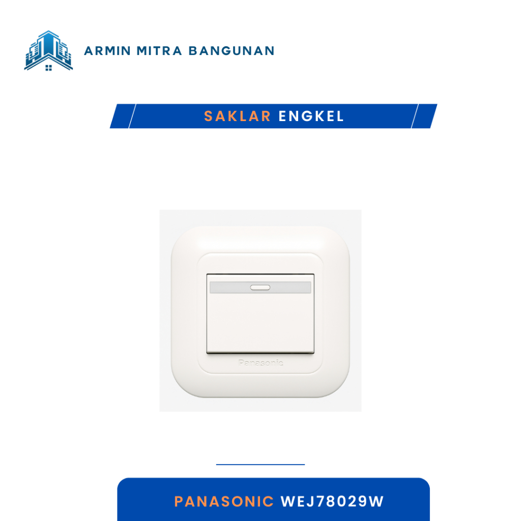PANASONIC SAKLAR ENGKEL HOTEL WEJ78029W ORIGINAL – WIDE SERIES PUTIH