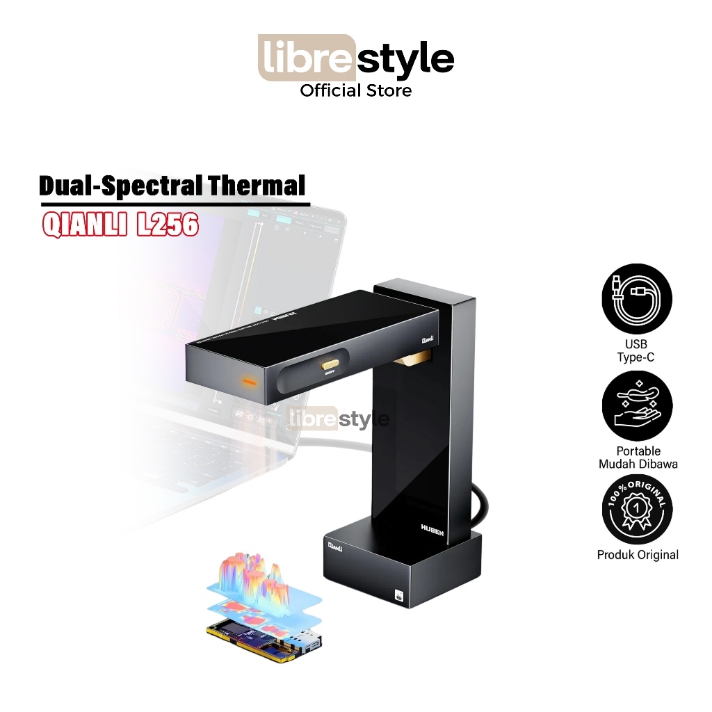 THERMAL INFRARED QIANLI ISTELE L256 DUAL SPECTRAL THERMAL CAMERA ORIGINAL - STAND DENGAN KAMERA INFR