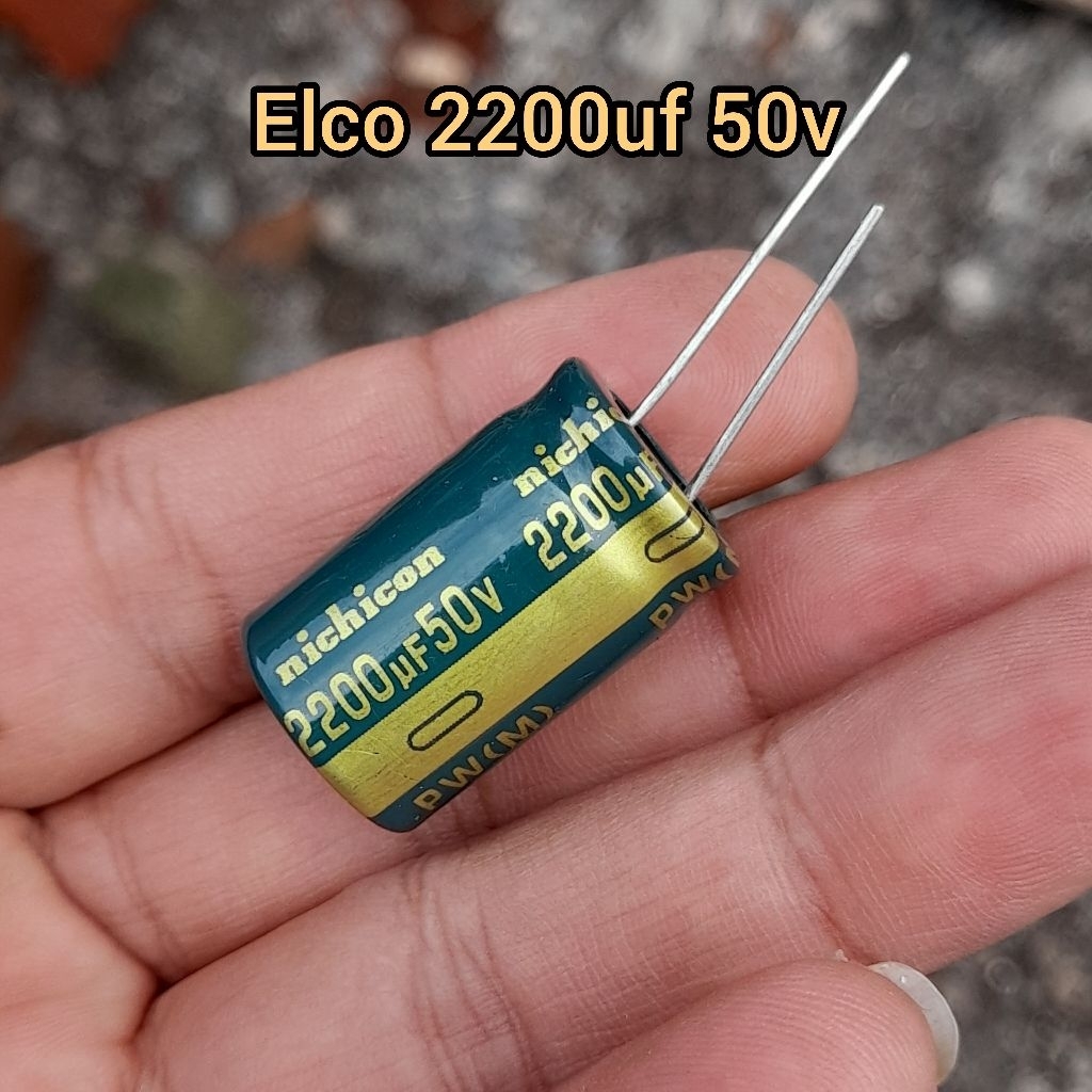 elco 2200uf 50v capasitor 2200 uf 50 v