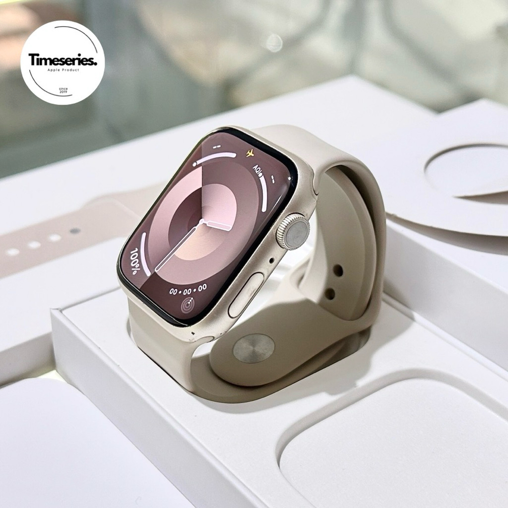 Ex iBox ID/A iWatch Series 8 45mm Starlight Fullset Original