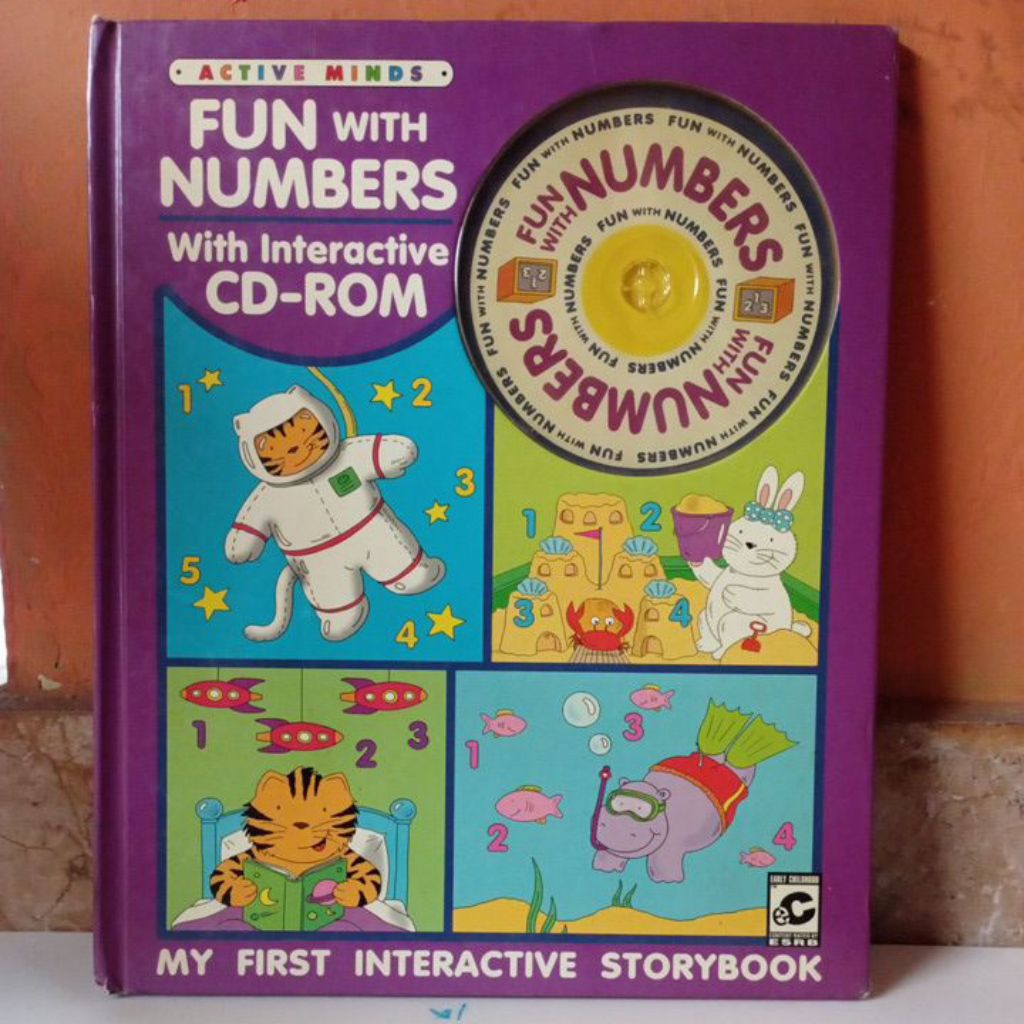 Buku Anak - Active Minds Fun with Numbers | My First Interactive Storybook | Buku Cerita berhitung b