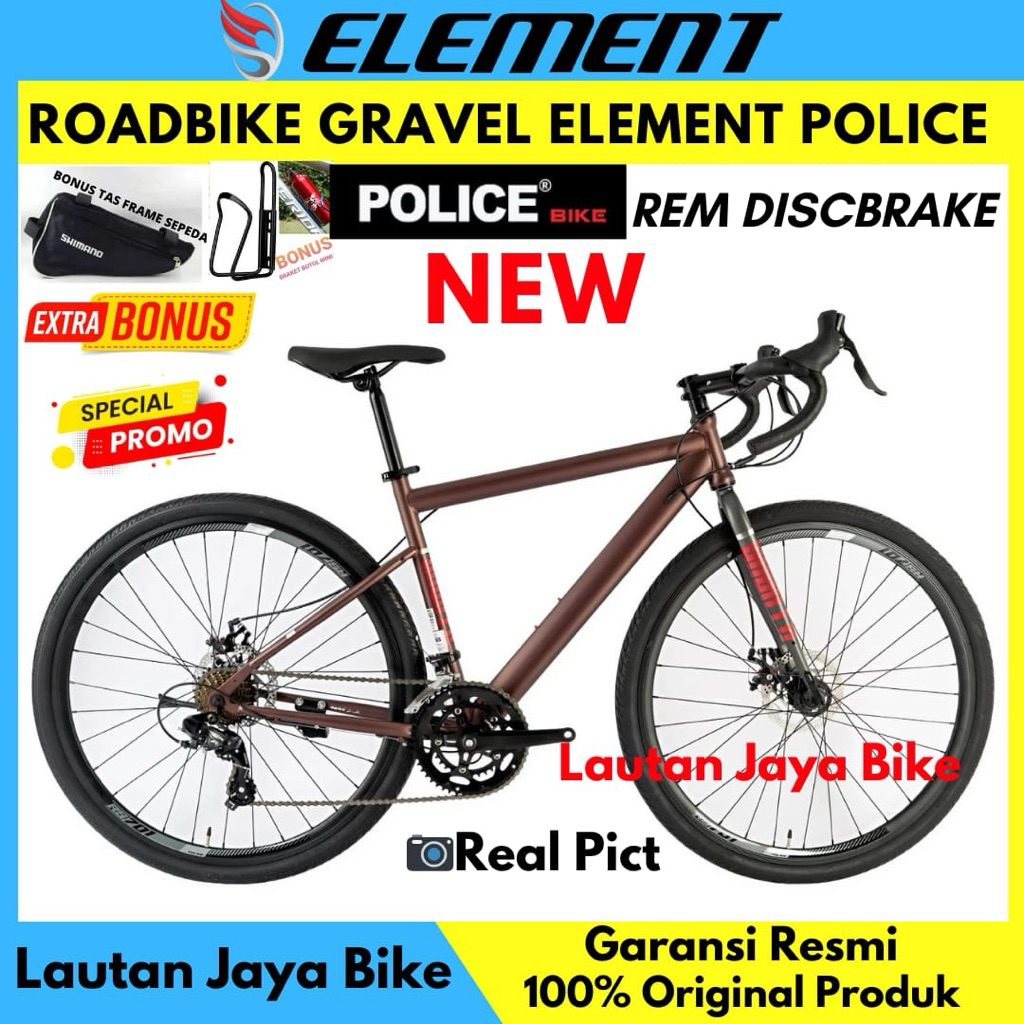 Sepeda Gravel Element Police Toronto Terbaru