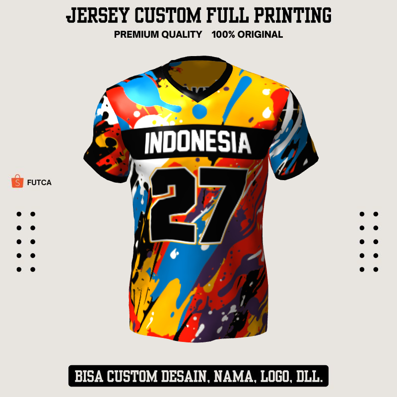Kaos Jersey Futsal 574 - Jersey Tim Sepakbola Custom