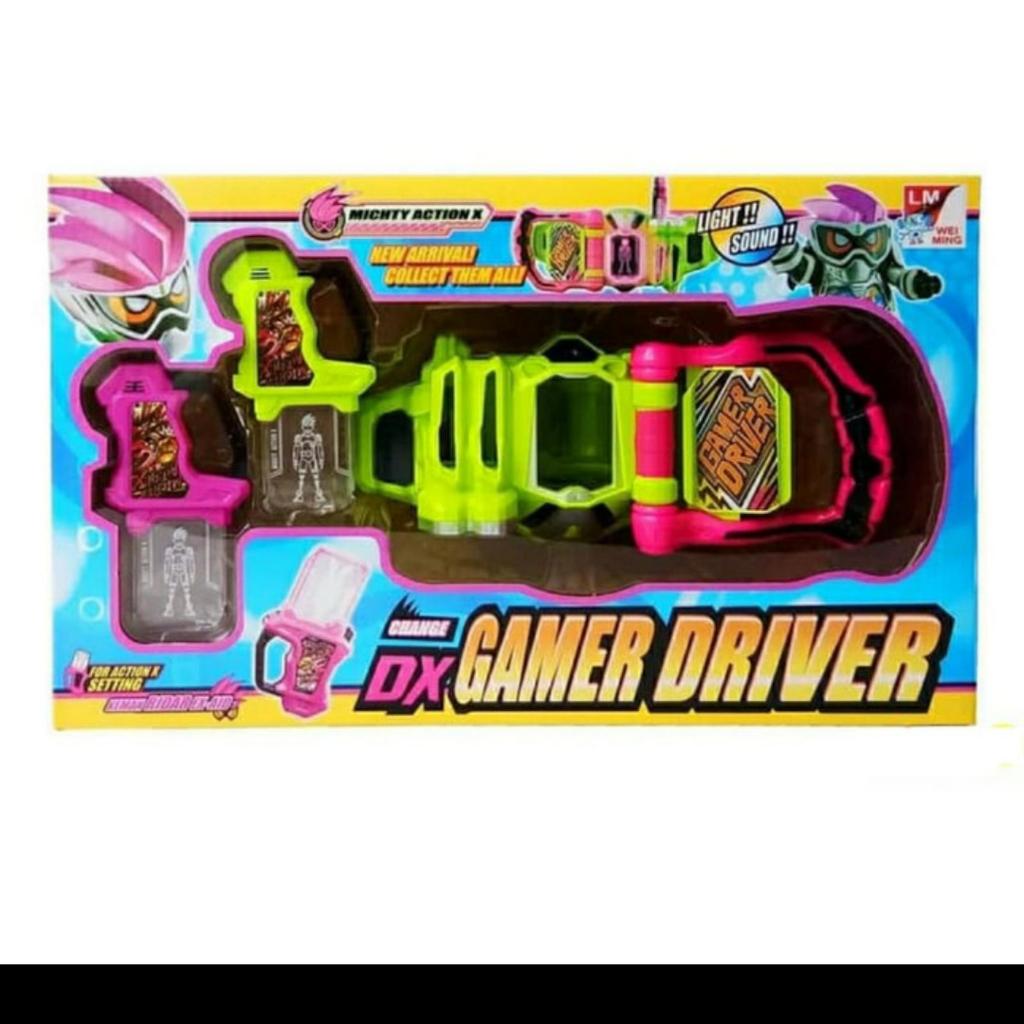 Mainan Sabuk Kamen Rider Ex- aid recash DX Game Driver