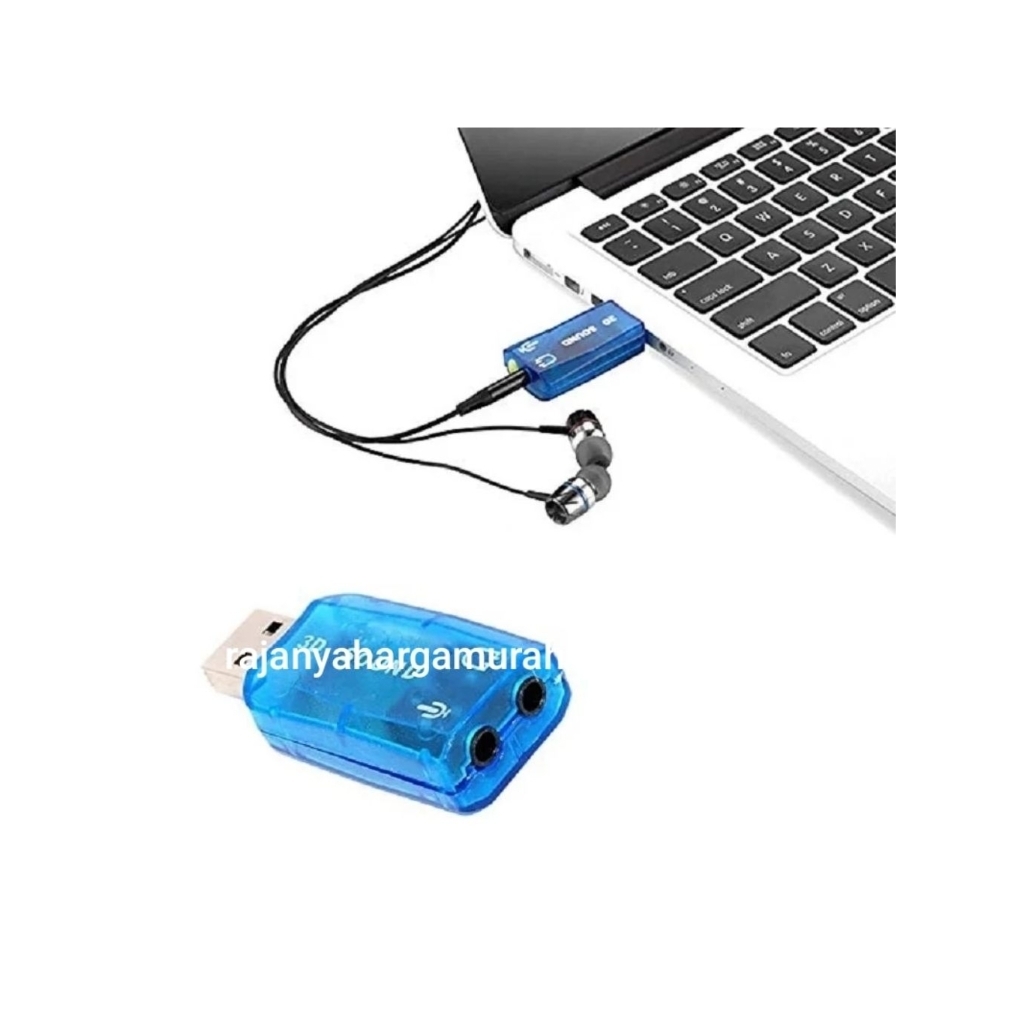 USB sound card sound adapter adaptor 5.1 virtual Chanel for laptop pc