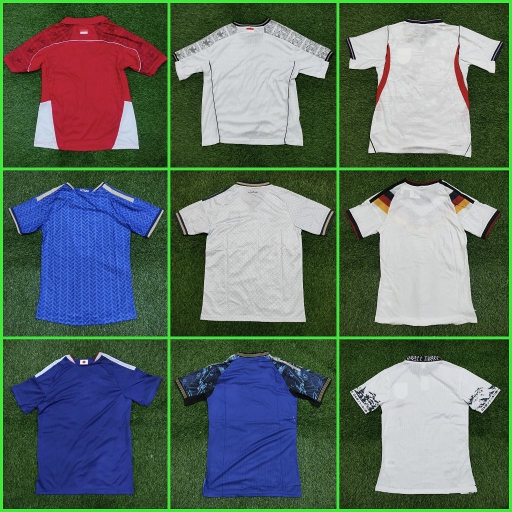 JERSEY BOLA PLAYER ISSUE PI NEGARA WC HOME AWAY 2025 2026 INDONESIA ITALIA ITALY JERMAN GERMANY INGG