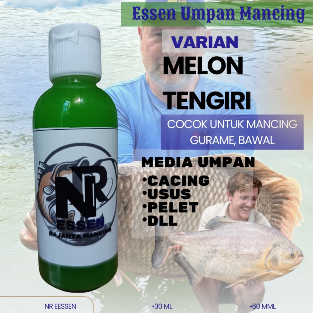NR ESSEN AROMA MELON TENGIRI essen super gacor Essen ikan Mujahir, Essen ikan Nila, Essen Ikan Lele 
