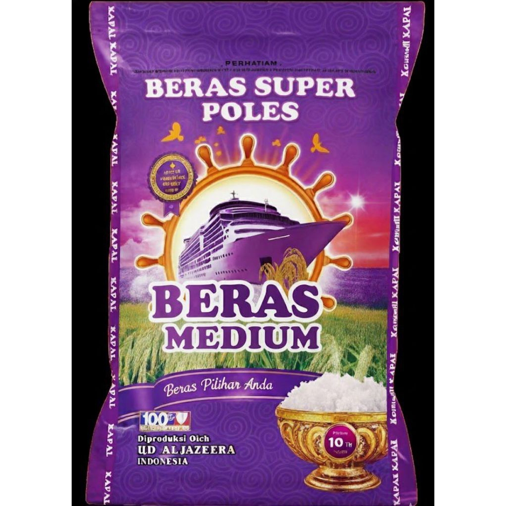 Beras Medium - Pulen Pas untuk Keluarga