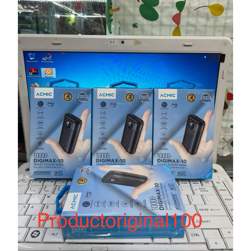 ACMIC DIGIMAX-10 10000mAh Powerbank mini 22.5W Fast Charging Type C