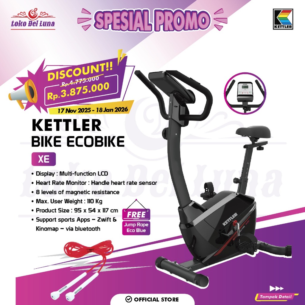 Sepeda Statis KETTLER ECOBIKE XE
