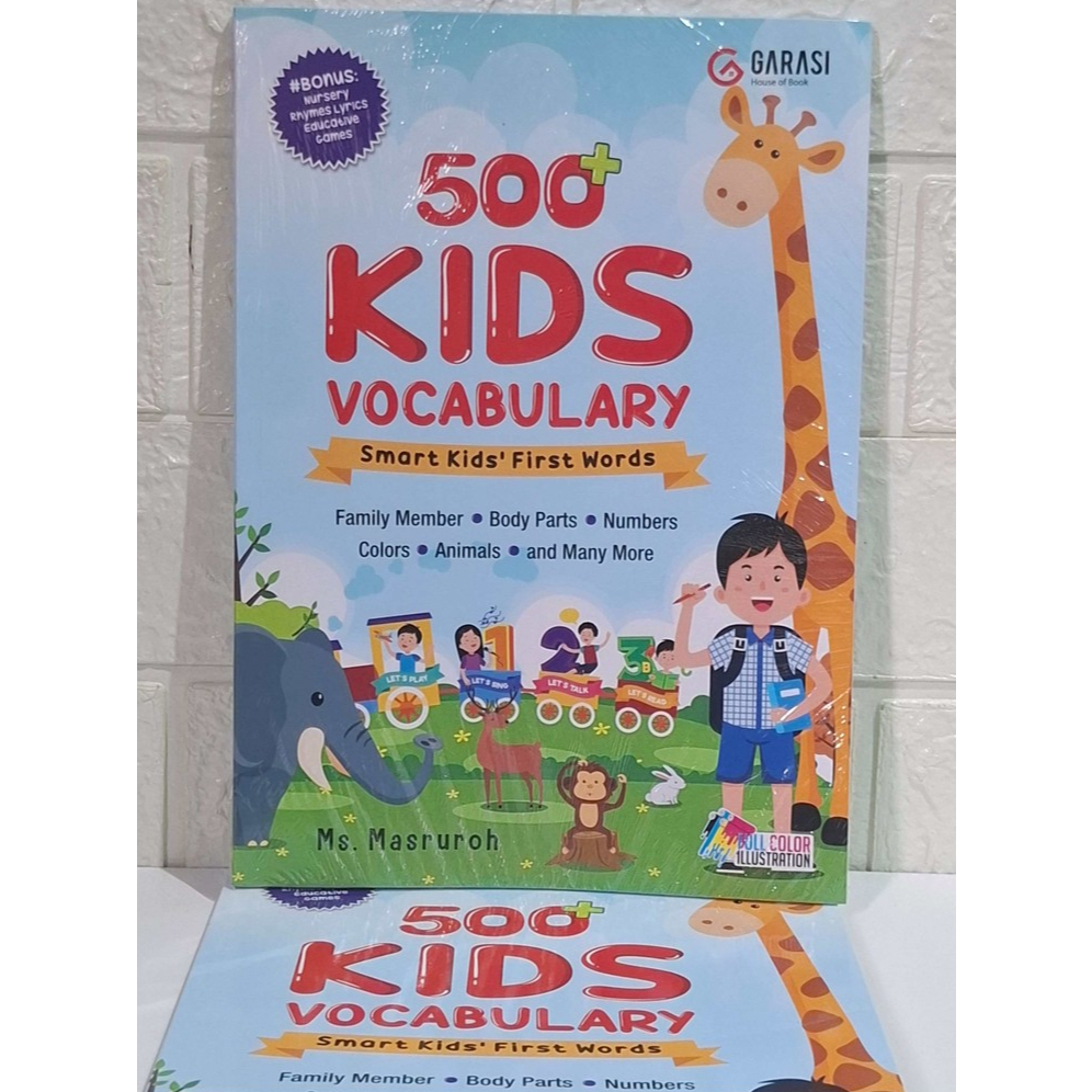 Buku 500+ Kids Vocabulary - Smart Kids; First Words