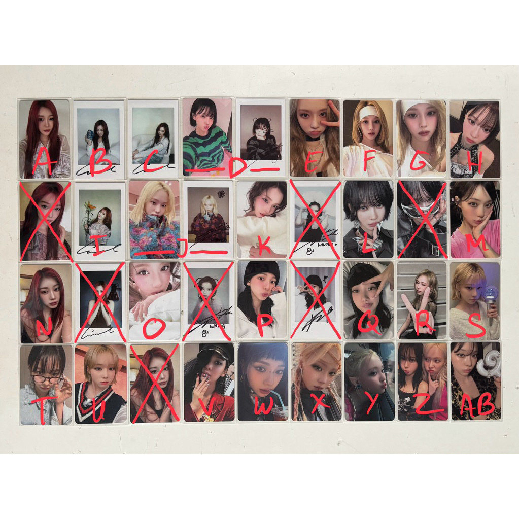 [READY] PHOTOCARD/PC OFFICIAL AESPA KARINA GISELLE WINTER NINGNING RICH MAN MOEVIR MAGZ BELLA MAGZ A