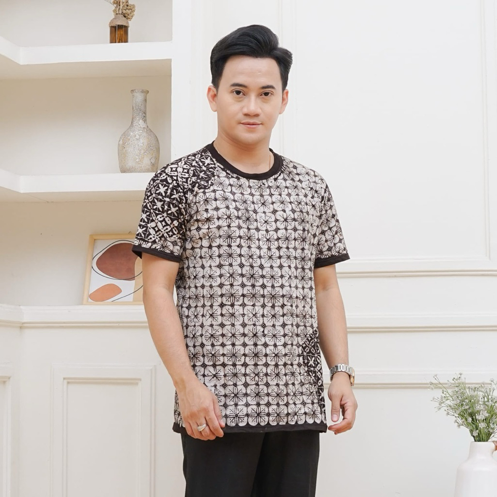 GROSIR KAOS BATIK PRIA MODERN