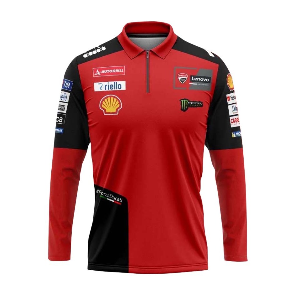 Jersey Ducati 2025 Premium Indonesia Shirt Dry-Fit Gramasi 190
