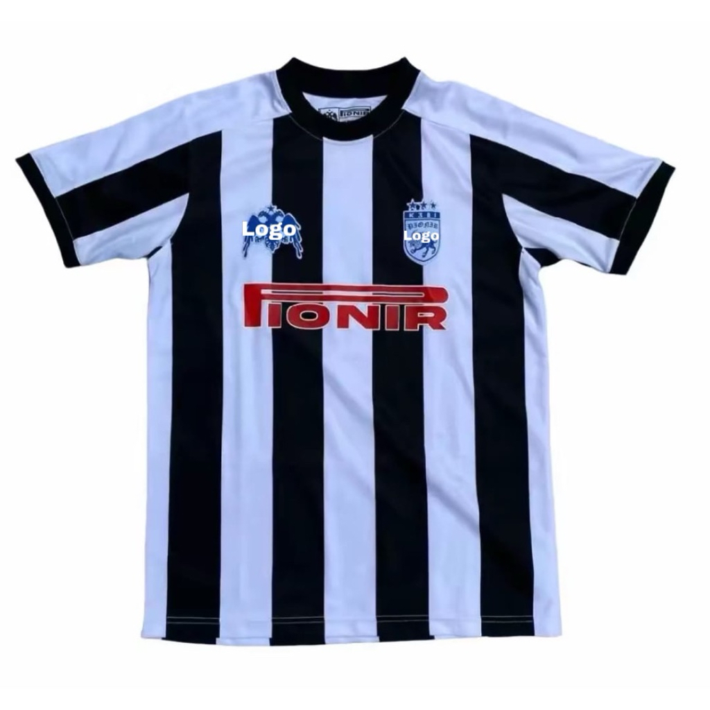 JERSEY BOLA HITAM PUTIH CUSTOM NAMA DAN NOMOR