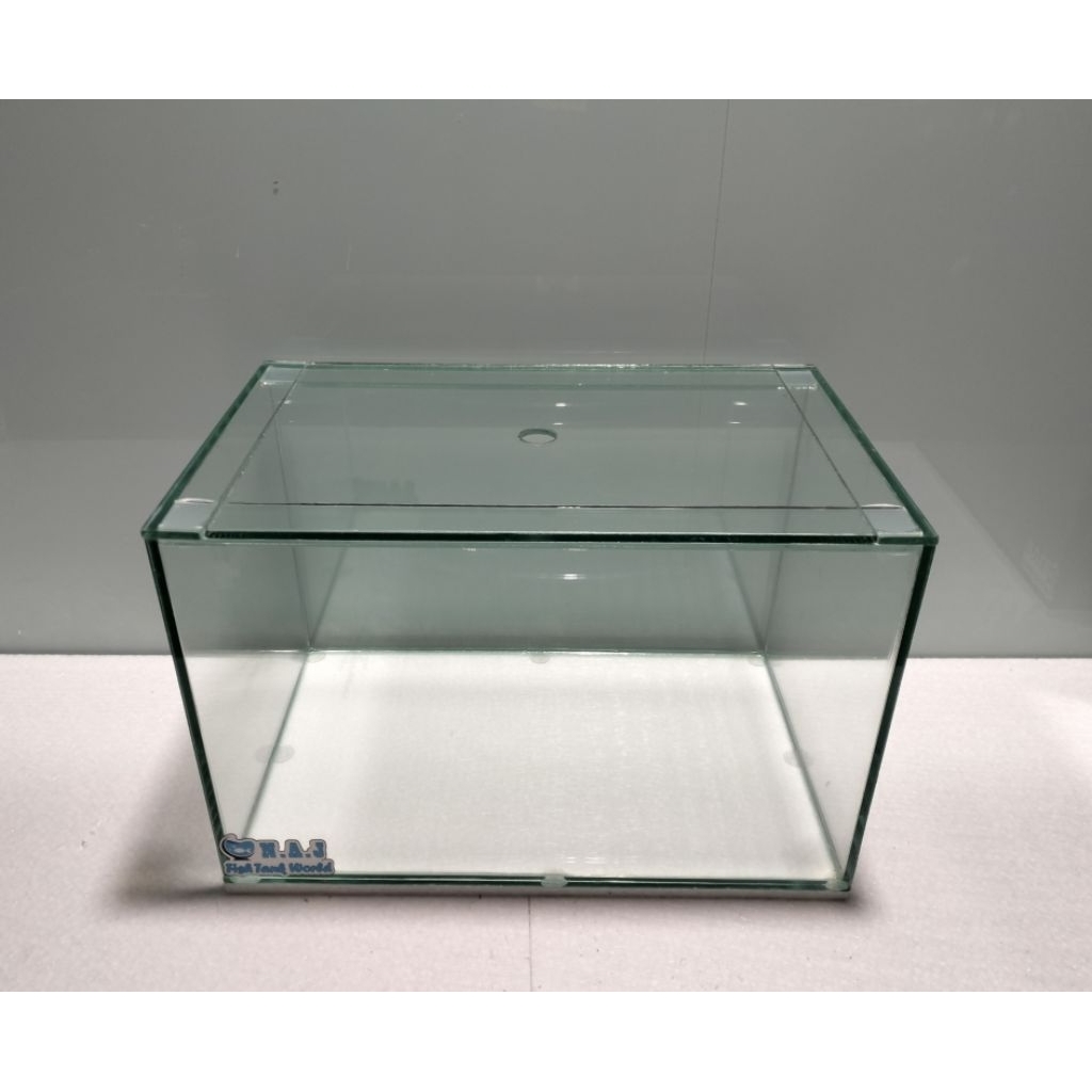Akuarium 40x25x25 / Aquarium 40x25x25 Full Background + Tutup