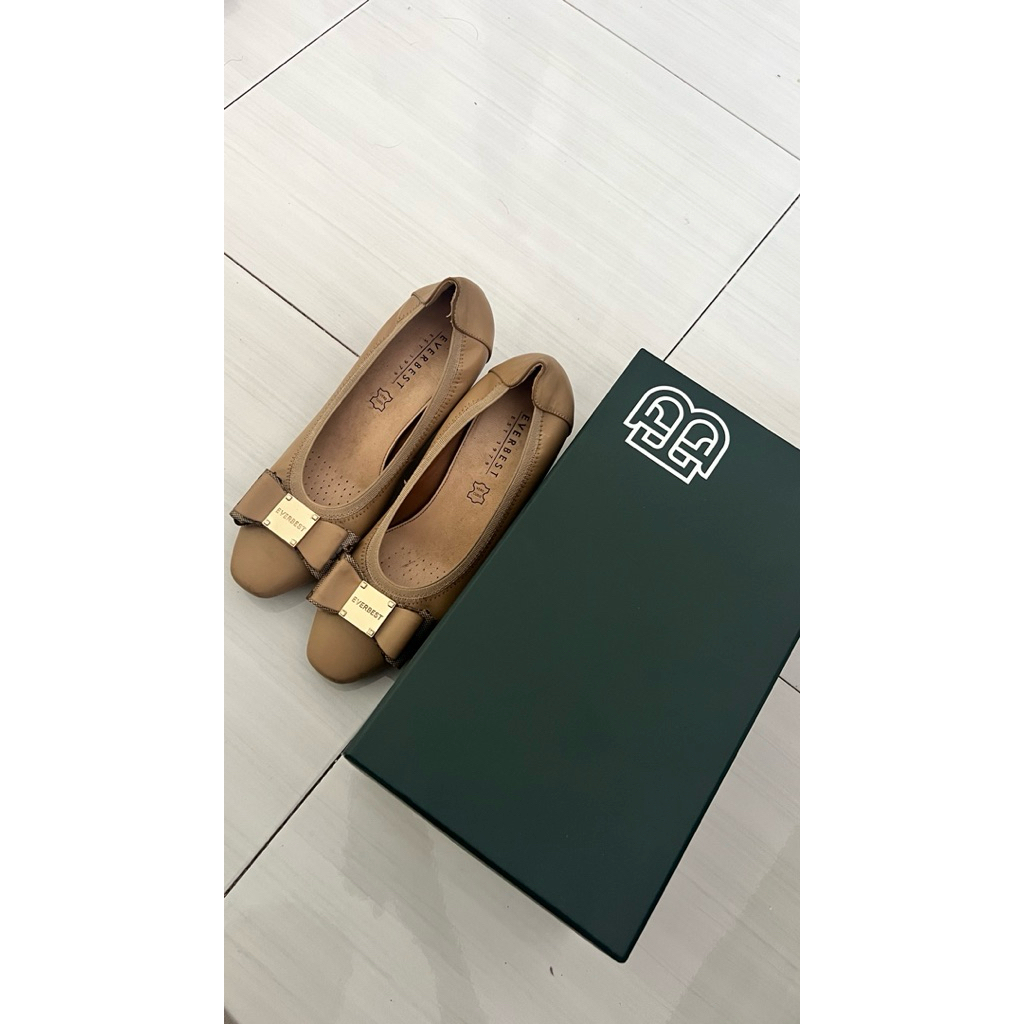 Sepatu kantor everbest coklat