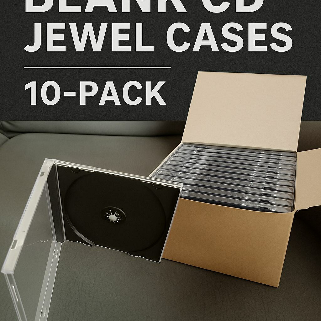 JEWELS CD DVD CASE/CASING AKRILIK/KOTAK/BOX CD DVD single bahan mika tebal isi 10 pcs