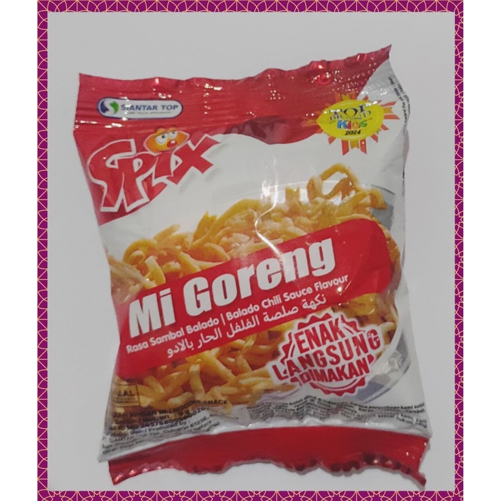 READY STOK SPIX MIE GORENG JAJAN JADUL JAJAN MIE JAJAN RENCENG SNACK RENCENG ISI 20PCS