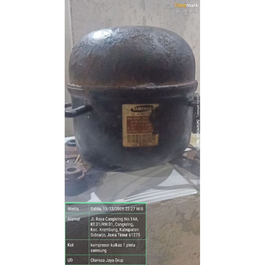 kompresor kulkas 1 pintu Samsung