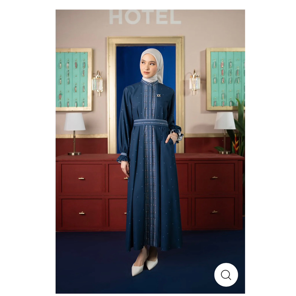 Jeanne Dress (Minor) XXL Deep Ocean Wearing Klamby New