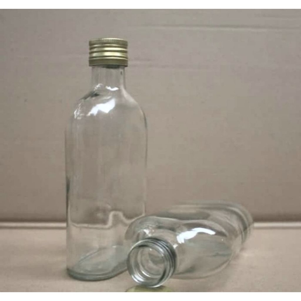 Botol Kaca gepeng 250ml