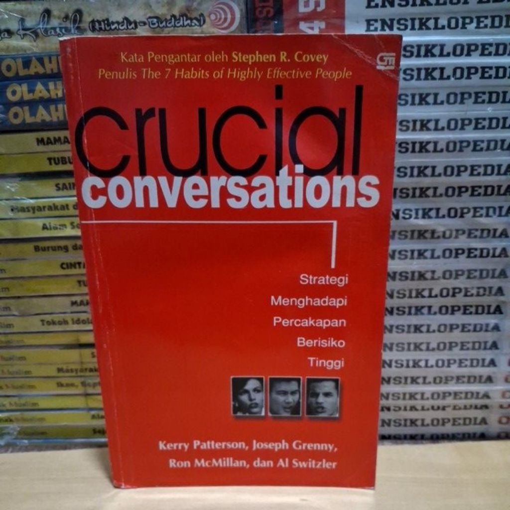 Buku Original CRUCIAL CONVERSATIONS Strategi Menghadapi Percakapan Berisiko Tinggi Oleh  Kerry Patte
