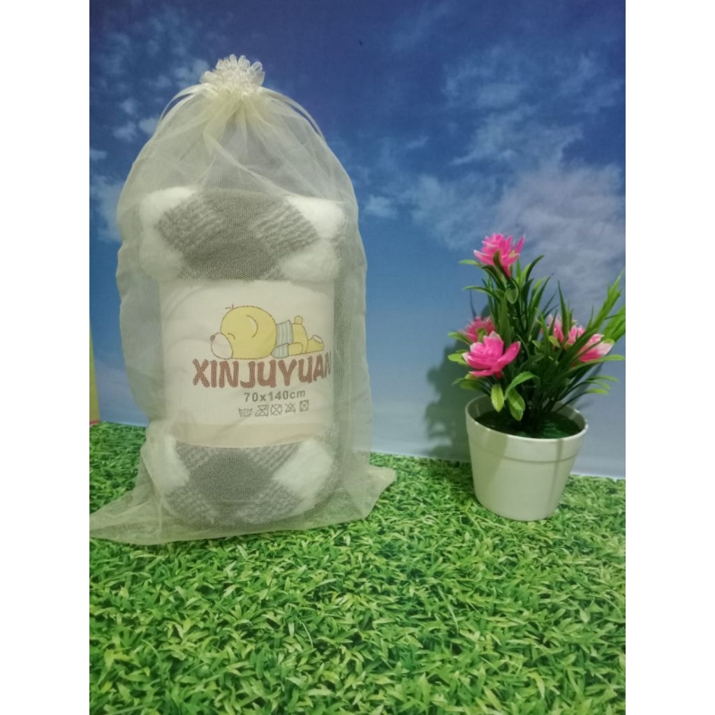 25 pcs souvenir kantong tile serut untuk handuk T30xL20