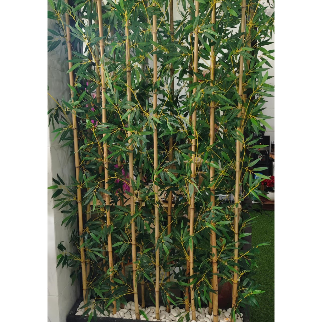 pohon bambu artificial premium tinggi 2m cocok jadi hiasan rumah