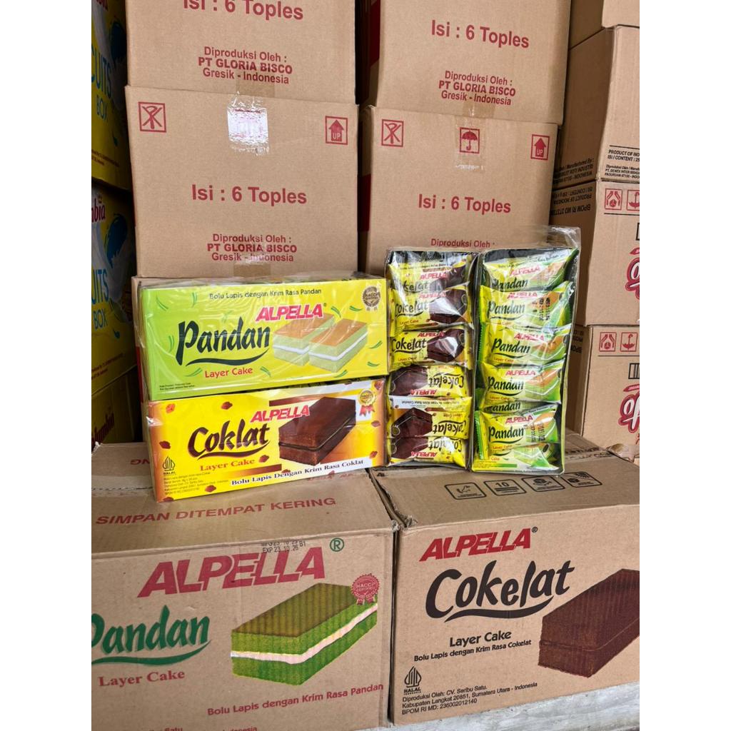 roti apella bolu 18 gram 1 dus isi 6 box 1 box isi 24 pcs