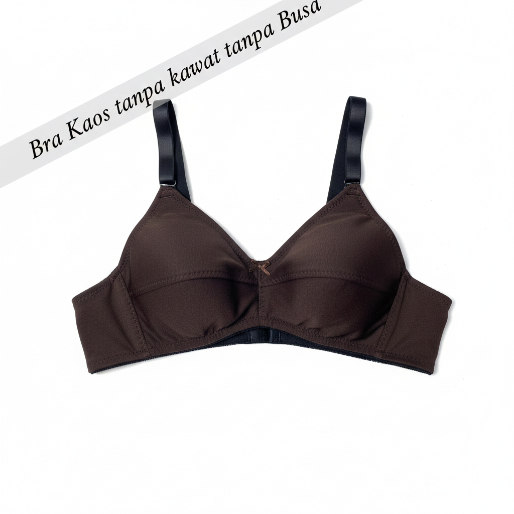LANIKA Bra Kaos Tanpa Kawat Tanpa Busa Bra Size 34 - 44 Cantik Nyaman
