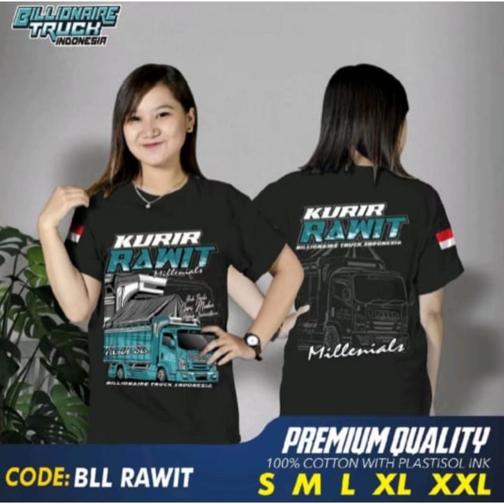 KAOS DISTRO PRIA TERBARU II KURIR RAWIT