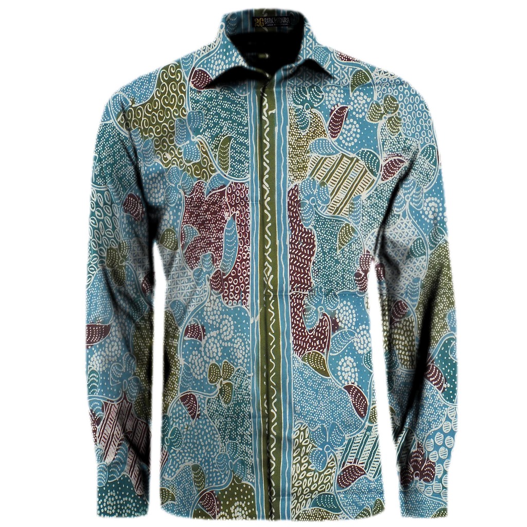Kemeja Batik Tulis Madura Hem Batik Pria Lengan Panjang  FP749