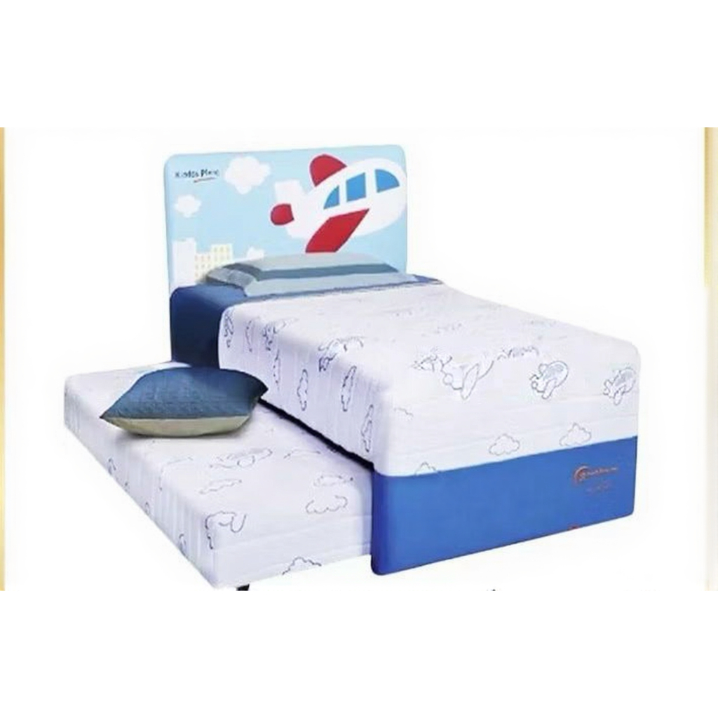Springbed Florence 2in1 Kiddos Plane | Kasur Matras Springbed Bed Sorong Florence Murah Palembang