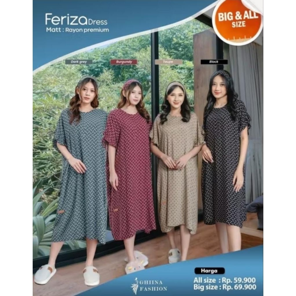 ghiina fashion feriza dress by ghiina fashion
