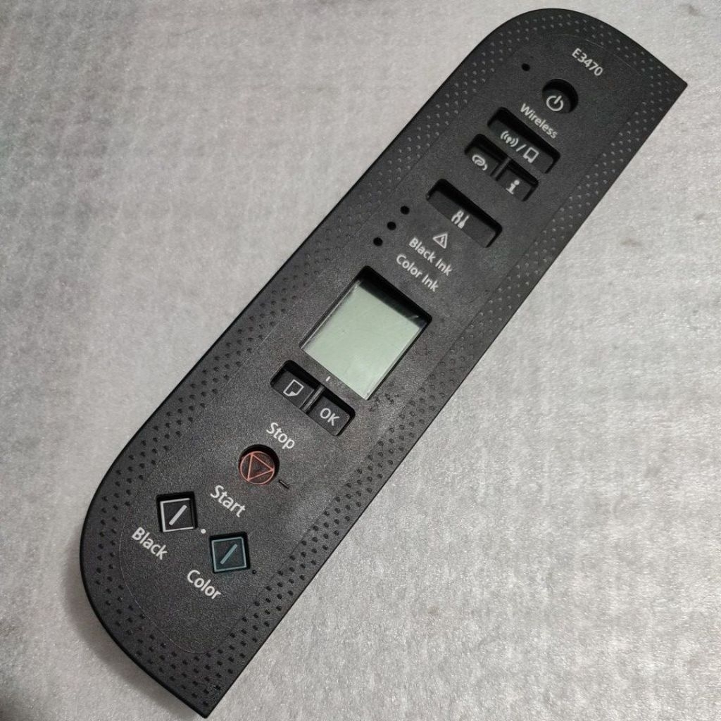 LCD Display Tombol Switch ON OFF Canon E3470 PCB Panel Board Canon E3470 Aksesoris Sparepart Printer