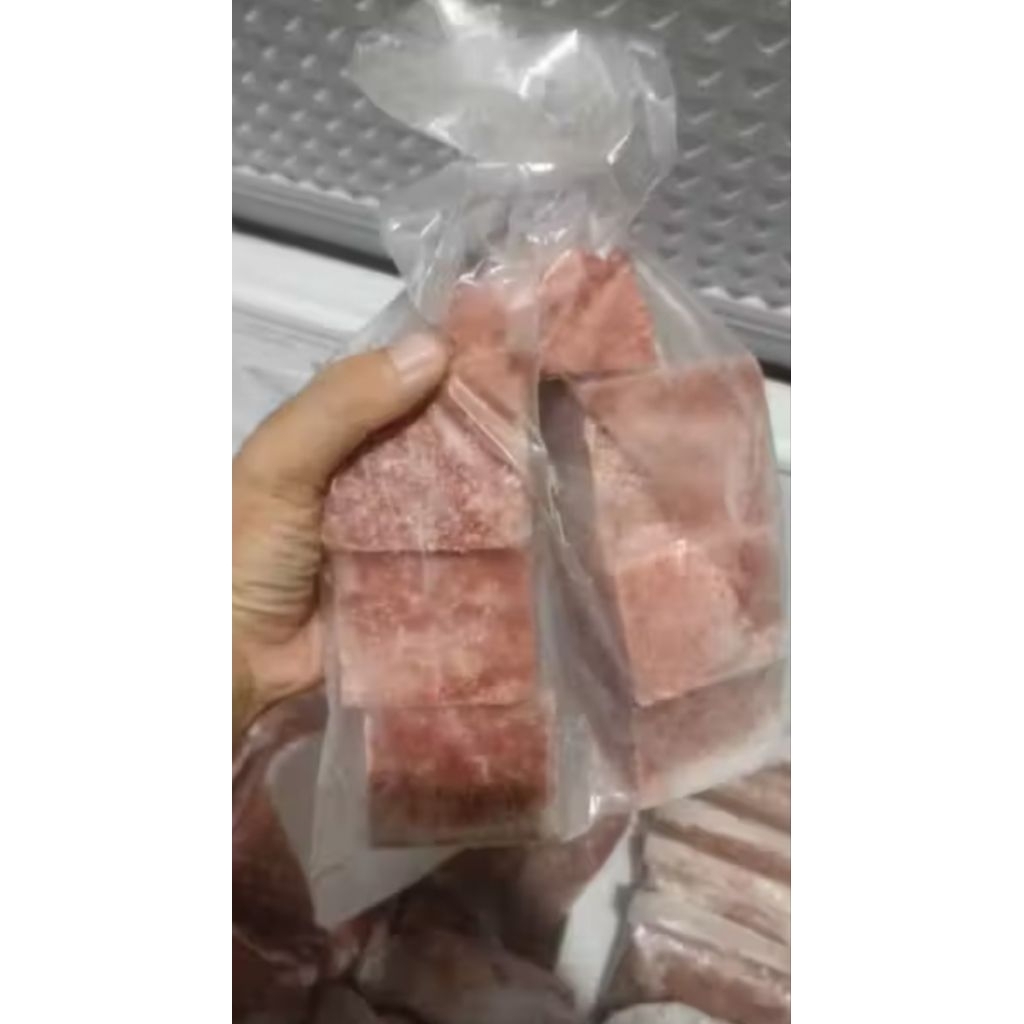 Raw food serbuk daging giling sapi beku  sisa pabrik food grade