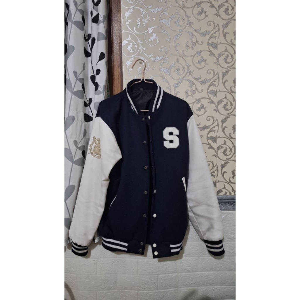 Jaket Varsity Seoul National University (SNU) Original Handcarry Korea Size XL fit L