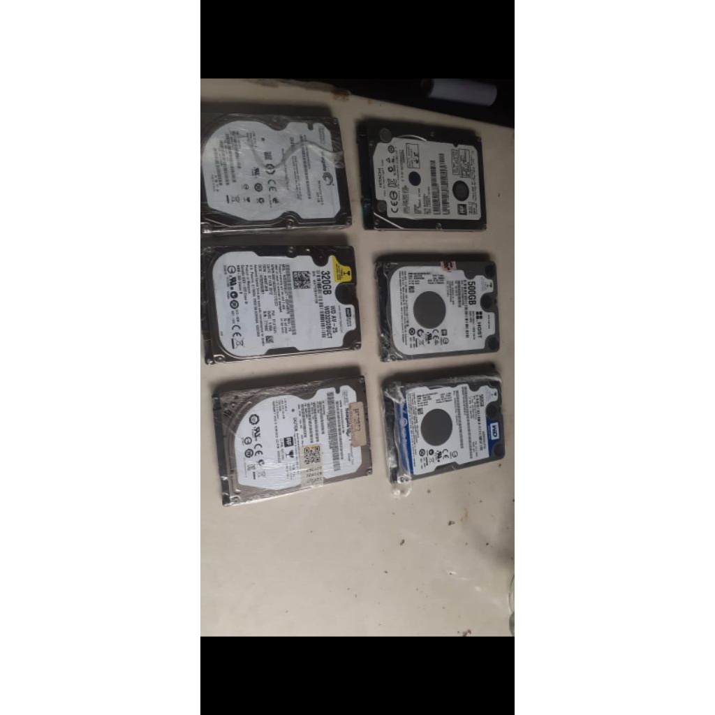 hardisk laptop 320gb 500gb kondisi bagus Seagate  hitachi dll