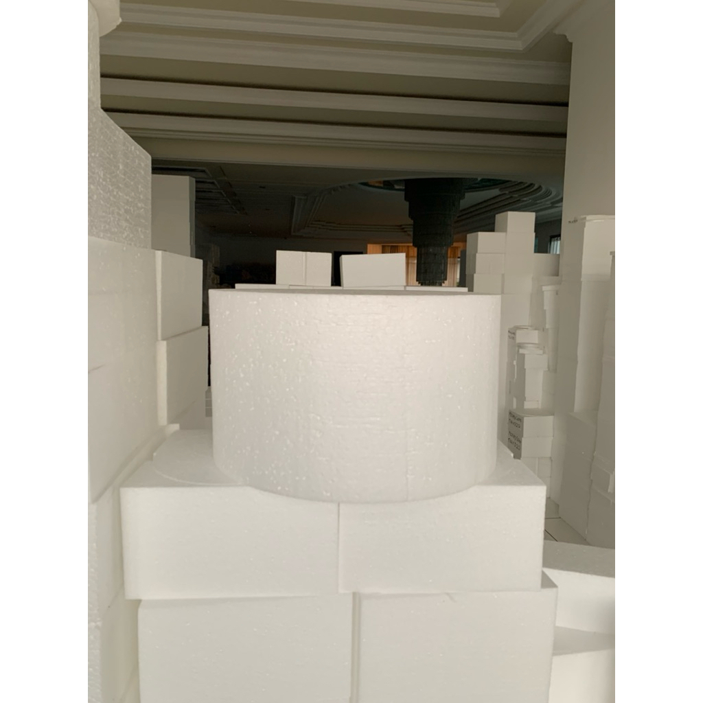 Styrofoam Gabus Dummy Birthday Wedding Cake Diameter 40