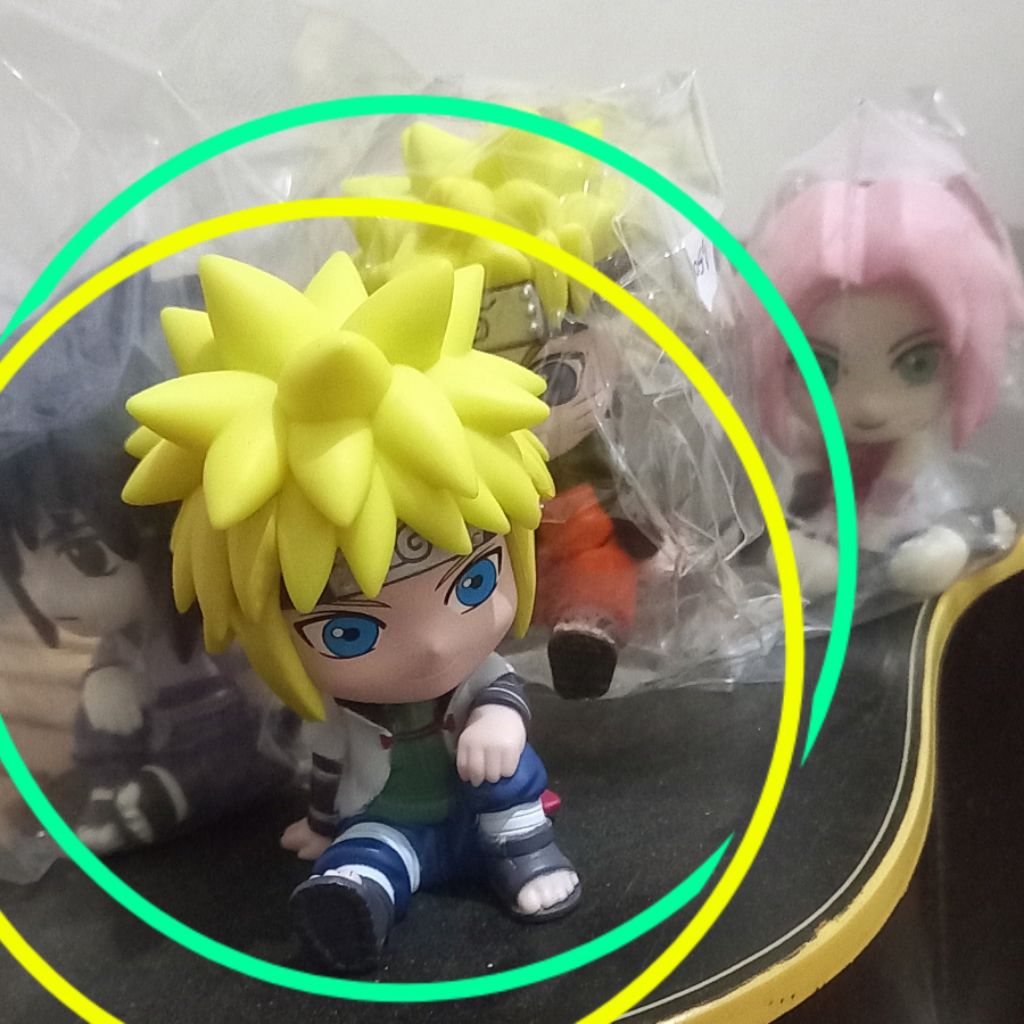 Figure Minato sitting original Bandai Rirakotto Naruto