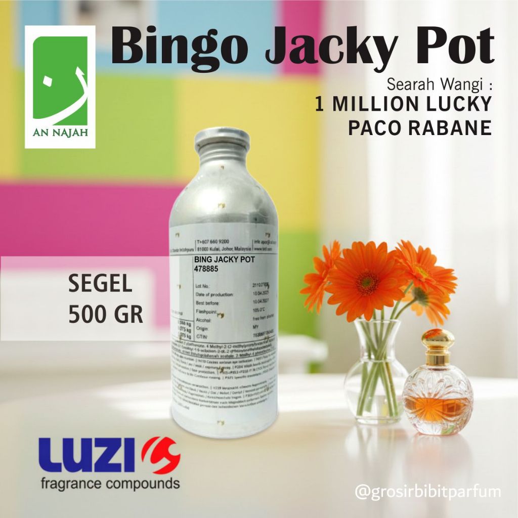 BINGO JACKY POT | Searah Wangi One Million Lucky | Luzi | 500gr Segel